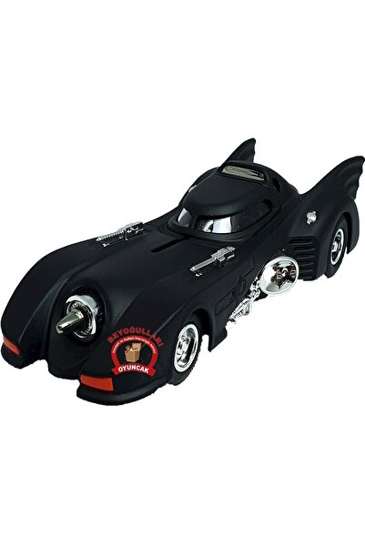 MEGA Batman Batmobile Metal Çek Bırak Işıklı Sesli Araba 4329-11