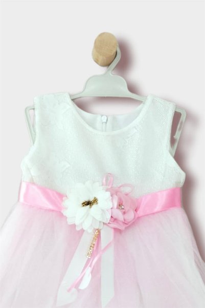 ipek atlas Girl's Ribbon Tulle Skirt Dress