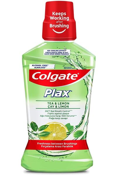 Colgate Plax Çay & Limon Alkolsüz Gargara 500 Ml