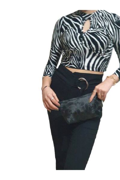 EDWOL Women's Multi-Purpose Make-up and Handbag Black