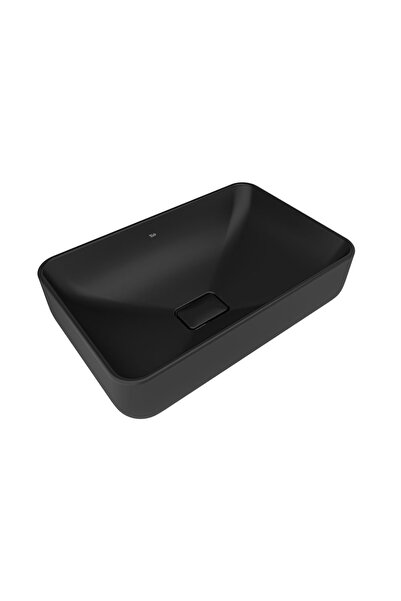 KALE Zero 2.0 Dikdörtgen Çanak Lavabo 60x40cm Mat Siyah
