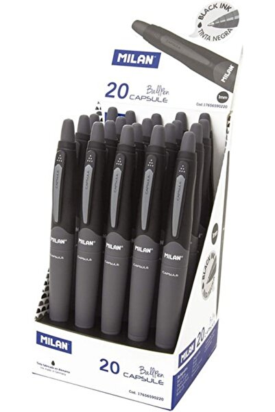 Milan 17656590220 Capsule Siy Tükenmez Kalem 20li