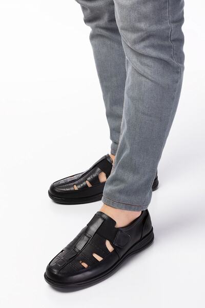 depderi Pantofi de vară pentru tată din piele naturală