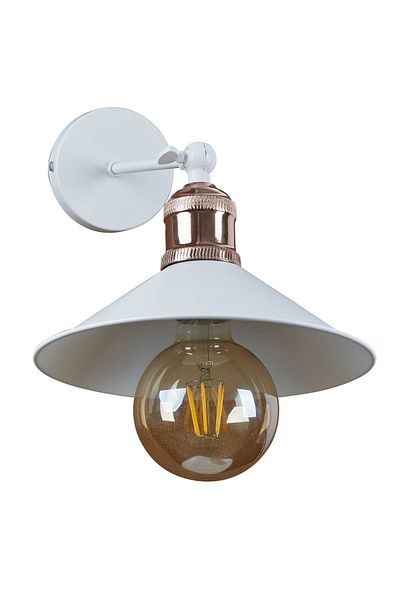 demet habek mylights Vintage White Articulated Sconce Wall Lamp
