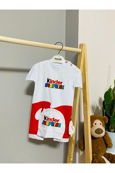 Murat Baby Run Baby Short Sleeve Surprise Egg Double Baby Set Bbktrz-Kinder