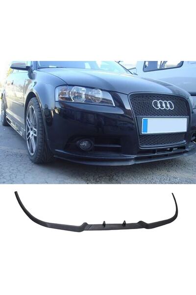 MKG Audi A3 S3 8p 2004 - 2008 Ön Lip Mat Siyah Ön Tampon Lip