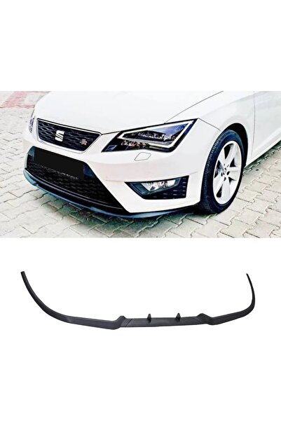 MKG Seat Leon Mk3 2013 - 2019 Ön Lip Mat Siyah Ön Tampon Lip