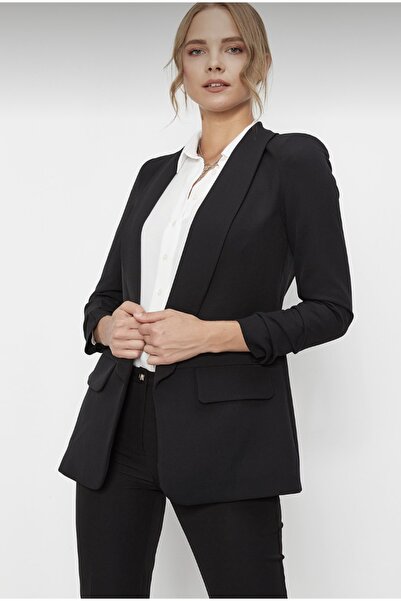 Lafaba Women's Black Blazer Jacket