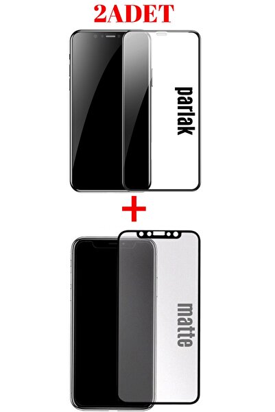 POWELL (2ADET) Iphone 11 Mat Ve Parlak Tam Kaplayan Ekran Koruyucu Seramik Ek...