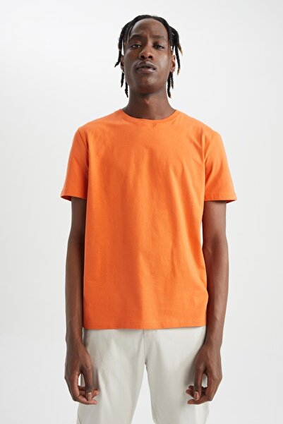 DeFacto T-Shirt Regular Fit Crew Neck Basic