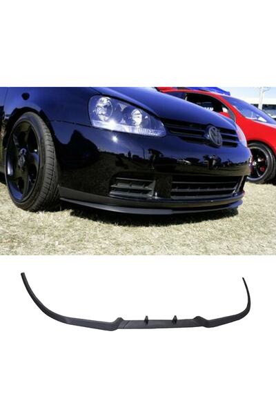 Genel Markalar Vw Golf Mk5 Ön Lip Mat Siyah Ön Tampon Lip Uyumlu