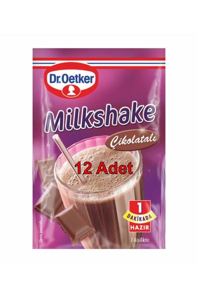 Dr. Oetker Milkshake Çikolatalı 12'li