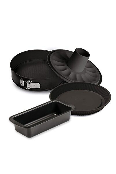 Guardini 4 Parça Kek Kalıbı Seti 26+28+25 Cm