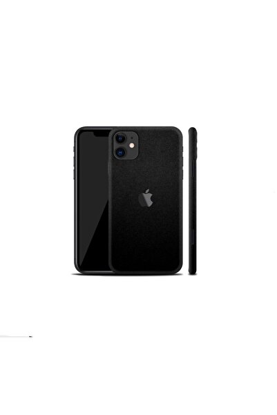 Ecr Mobile Iphone 11 Mat Siyah Arka Kaplama Uyumlu