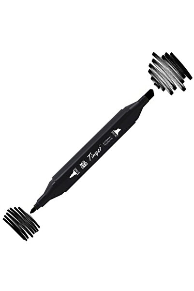 Genel Markalar Twin Çift Uçlu Marker Kalemi 120 Black