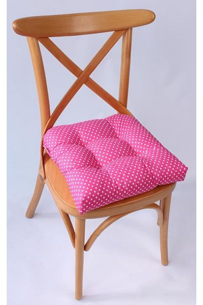 ALTINPAMUK Pernă pentru scaun Lina Polka Dot Fuchsia Pofidik 40x40