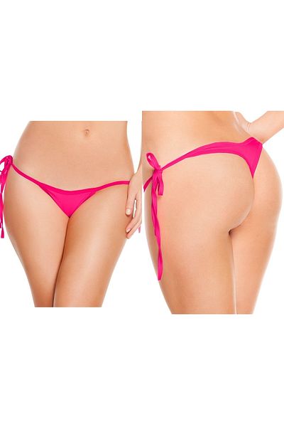 Secret Passion Lingerie Γυναικείο φούξια ελαστικό αμμώδες ύφασμα στρινγκ G-string.