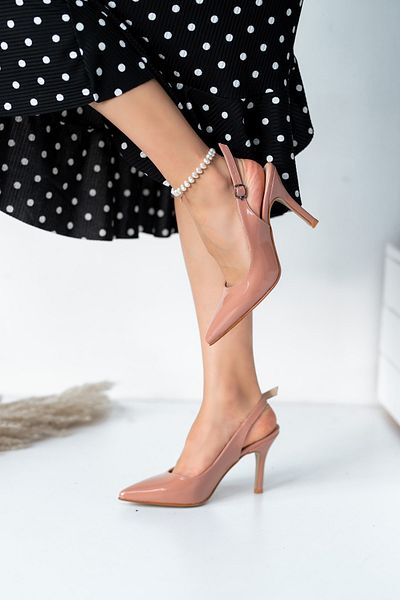Lİmar Shoes Pantofi cu toc de damă Limar Somo din piele lăcuită stiletto cu vârf ascuțit