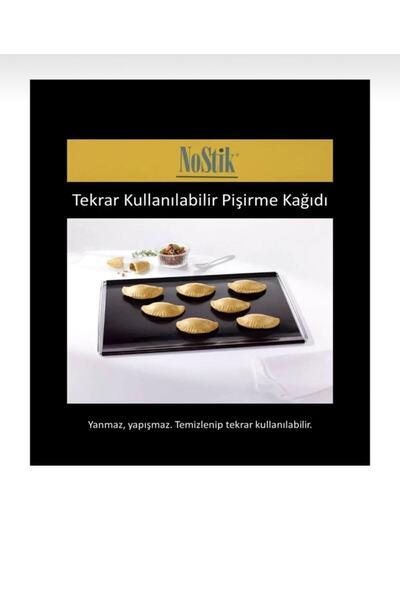 NoStik Washable and Reusable Baking Paper (4 Pieces)