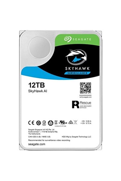Seagate Dsk 3.5" 12tb 7200rpm Sata 256mb Skyhawk (st12000ve0001)