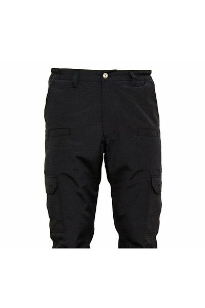 Mudwill Μαύρο Ripstop Tactical Παντελόνι με Τσέπες Cargo