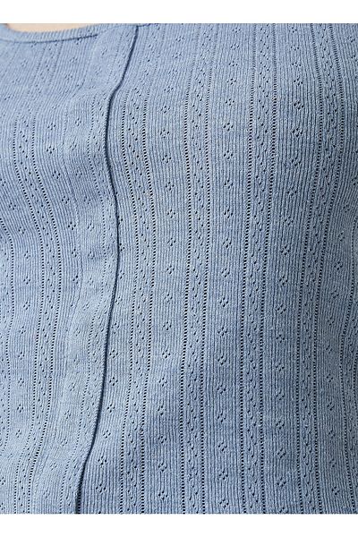 Koton 2yak33496ek Tricou de corp de damă alb închis cu bretele rotunde