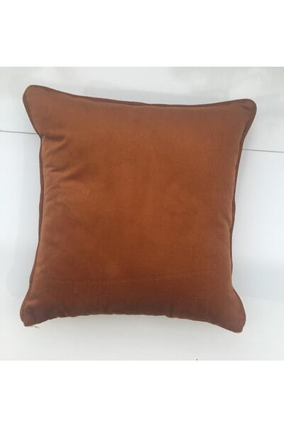 AYPETEKS Kırlent Kılıfı Açık Kiremit 60x45cm Raşel Kumaş