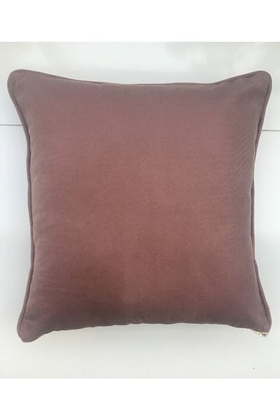 AYPETEKS Κάλυμμα μαξιλαριού Throw Dusty Rose 45x45cm Raschel Fabric