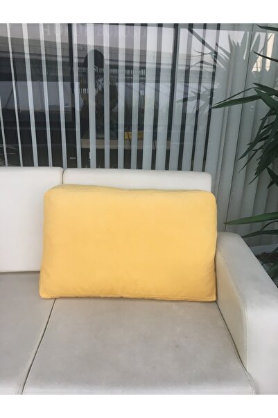 AYPETEKS Sırt Minderi / Kırlenti Sarı 70x45cm Raşel Kumaş