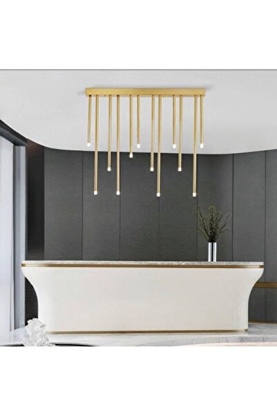 Genel Markalar Modern Led Dekoratif Plofonyer Avize 3000k Bronz Tmyl74