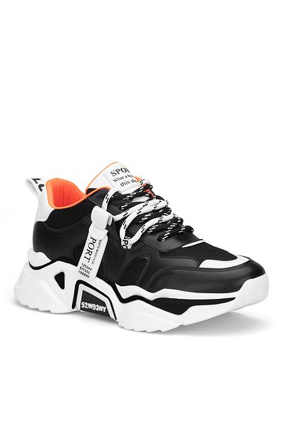 DARK SEER Weißer schwarzer Damen-Sneaker