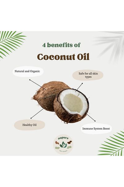 Napure Coconut Oil Natural Cold Compression 2 X 100 G