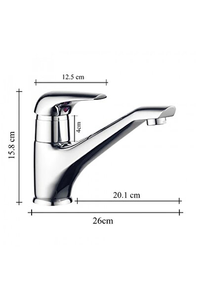 Creavit Royale Tek Kollu Lavabo Bataryası