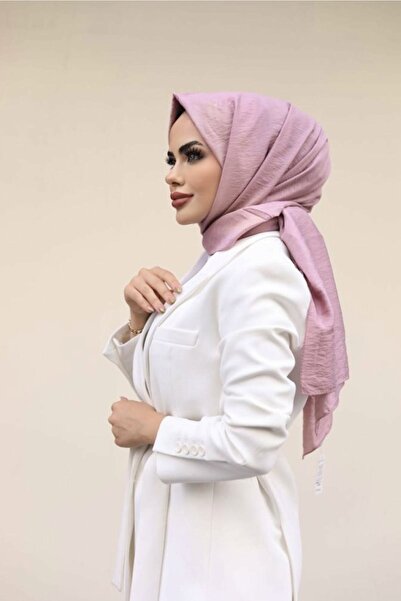 İPEKSCARF Siyane Gül Kurusu Ipeksi Vual Caz Şal