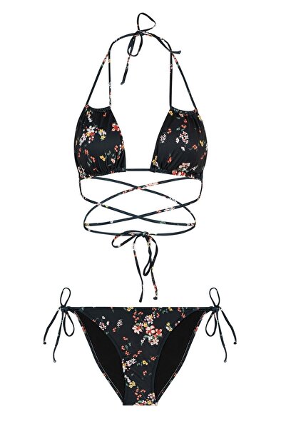 AQUELLA Üçgen Bağlamalı Bikini Takım
