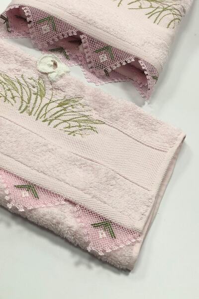 HOBİ YILDIZ Iğne Oyalı Büyük Küçük Takım Havlu