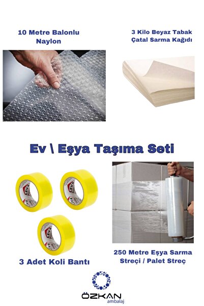 Özkan Ambalaj Temizlik Balonlu Naylon / Paketlenme Kağıdı / Koli Bandı / Pale...