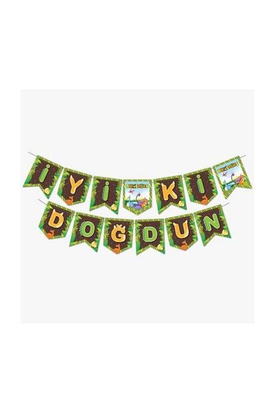 party mix Σφραγίδα γενεθλίων Dinosaur Happy Birthday