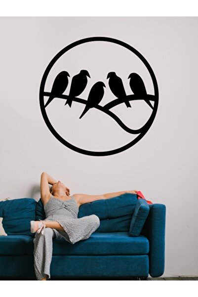 Teknik Reklam ملصق حائط على شكل غراب وفرع