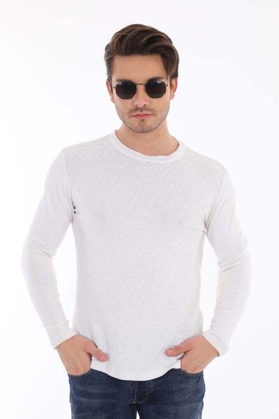 youknitwear you Crew Neck White Sweater