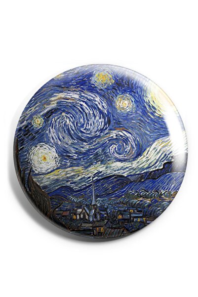 Hasbihal Van Gogh Tablosu V5 Iğneli Çanta Rozeti
