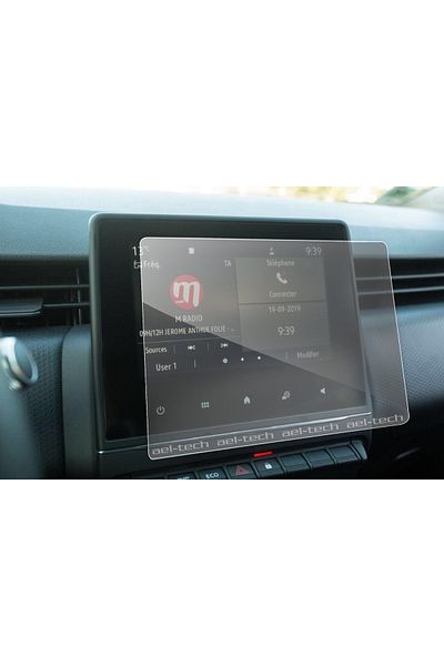 ael-tech Renault Zoe 7.3 Inch Navigation Compatible Screen Protector Glass 2020 2022