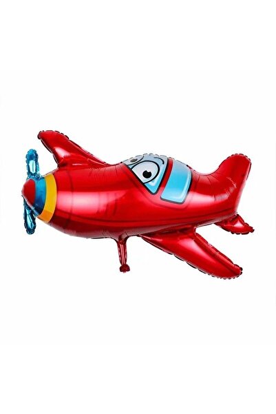 BearPear Renkli Uçak Büyük Boy Folyo Balon