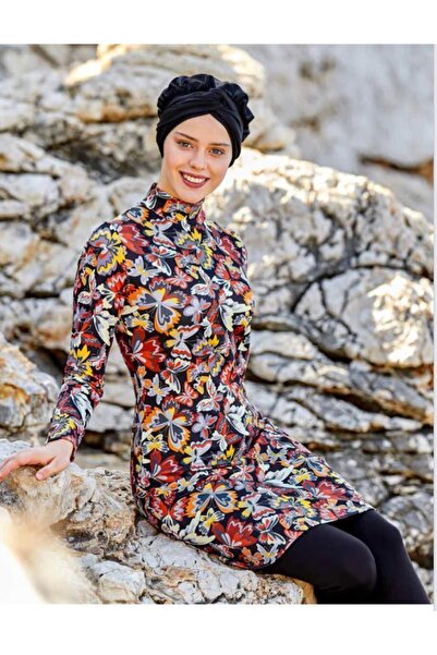 MARESİVA 0503 ملابس السباحة الحجاب الرقمية منقوشة