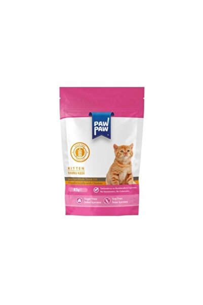 Paw Paw Pawpaw Kitten Jöle Içerisinde Tavuklu Pouch Yavru Kedi Konservesi 85 Gr