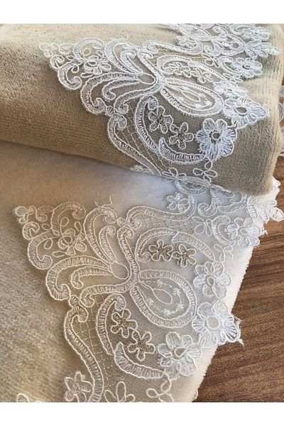 Çeyiz Bahçesi Πετσέτα χεριών Lima Double Velvet