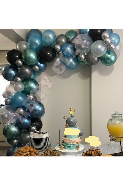 Party City Set of 70 Chrome-metallic Balloon Chains