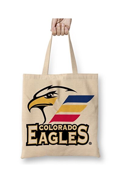 Baskı Dükkanı Colorado Eagles Echl Američka hokejaška liga Loveland Tkanina T...