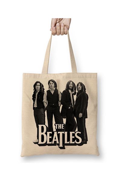Baskı Dükkanı The Beatles 05 υφασμάτινη τσάντα με μακριά λαβή
