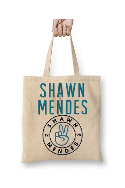 Baskı Dükkanı Shawn Mendes 98 υφασμάτινη τσάντα με μακριά λαβή